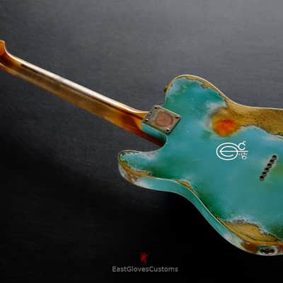 Fender Telecaster Daphne Blue Heavy Aged Relic image 11