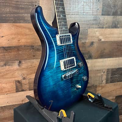 PRS McCarty, Flame Maple, River Blue Wrap Burst, Free Ship, Upgraded PRS Paisley HSC, 344 image 3