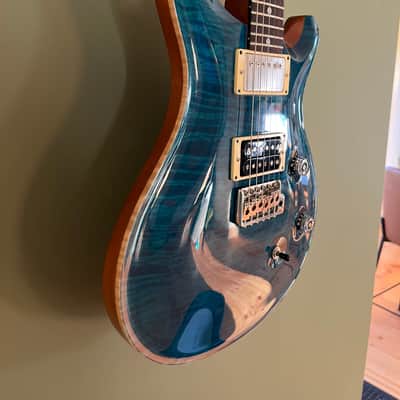 2007 PRS Custom 24 - 10 Top - Blue Matteo - Bare Knuckle image 2