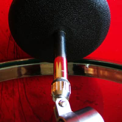 Vintage 1960's Altec 683B dynamic microphone w period Atlas DS5 stand prop display 633A 632C image 10