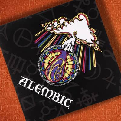 ALEMBIC BASSES AND GUITARS STICKER INSANELY RARE LIMITED EDITION GUITAR CASE CANDY BUMPER STICKER BASS DECAL FREE SHIPPING! image 2