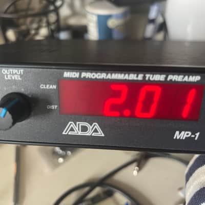 A/DA MP-1 Guitar Preamp Rare Rev G version with 2.01 firmware and battery mod. looks new,Works great! image 4