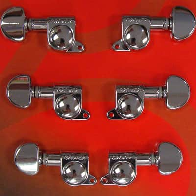 Grover Mini Rotomatic 3 x 3, 205C Tuning Machine, Chrome image 1