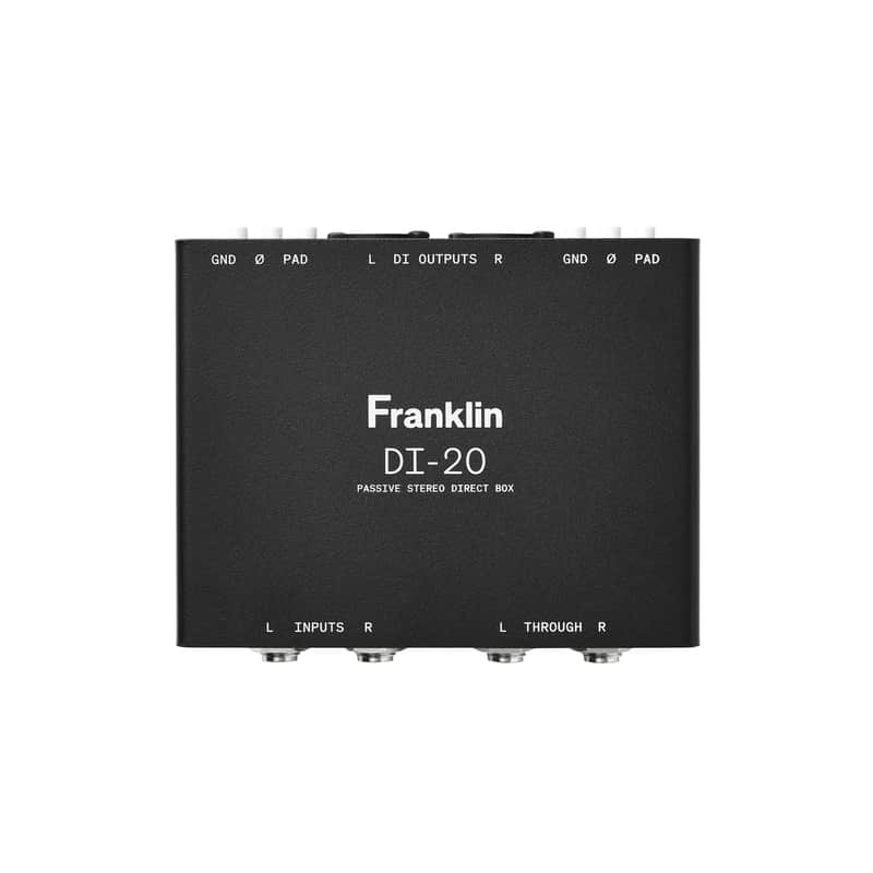 Franklin Audio DI-20 Stereo Passive Direct Box image 1