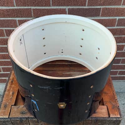 1960s Ludwig 9x13 Pre-Serial Super Classic Tom Drum Shell Black image 6
