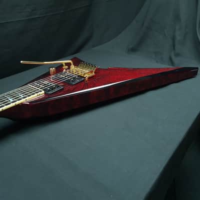 Jackson USA Custom Shop RR24 Rhoads w/ Cut Outs 2005 Red Marble Pablo Santana Masterbuilt NAMM'05 image 11