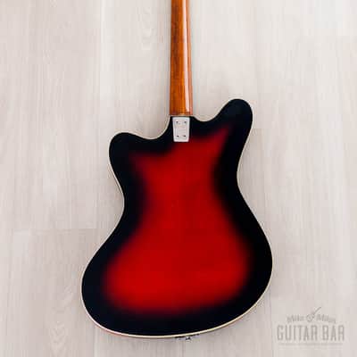 1966 Framus Television 5/118-54T Vintage Guitar Red Sunburst, 100% Original w/ Case image 3