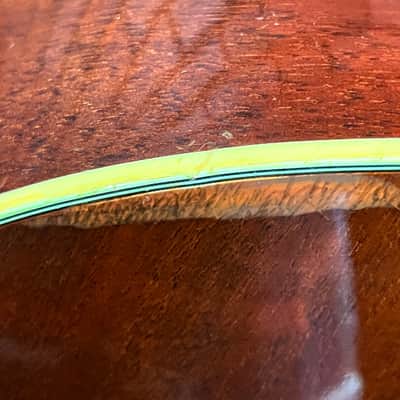 Washburn AB-20  90's Gloss Natural Wood With Hard Case image 9