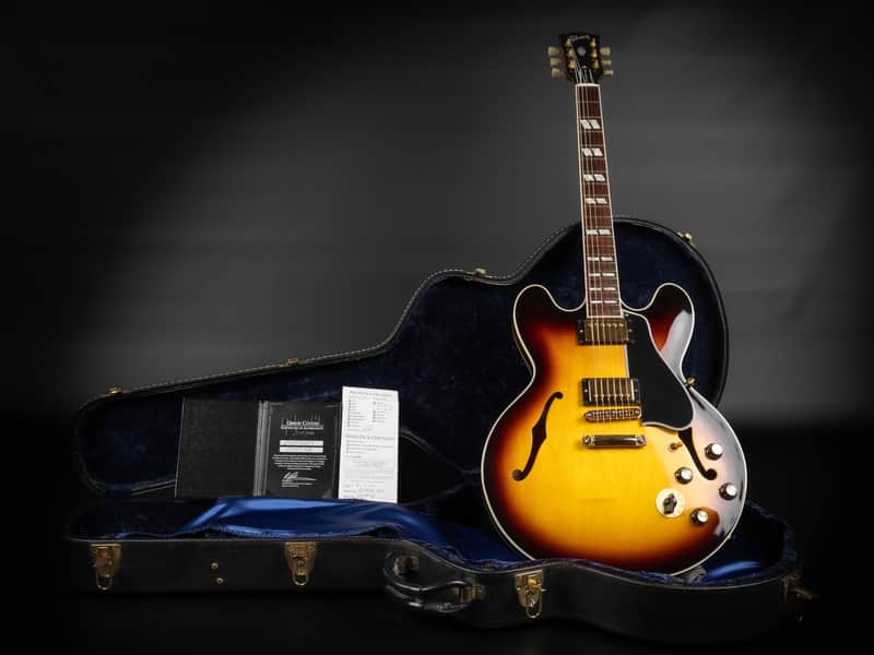 2009 Gibson Memphis ES-345 Stereo Reissue - Vintage Sunburst | USA Semi-Hollow Classic '57 Humbuckers Varitone Switch | OHSC image 1