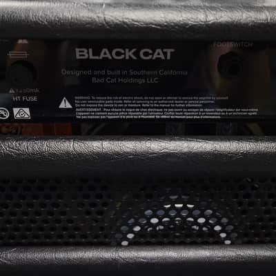 Bad Cat Black Cat Handwired Series 2-Channel 20-Watt 1x12" Guitar Combo - Black image 10