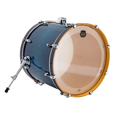 Mapex Armory 22x18 Bass Drum with Mount - Blue Wave Burst image 2