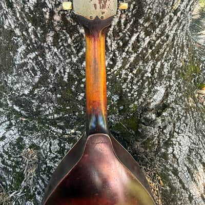Vintage 1920’s Victoria “ Guaranteed Perfect Scale” Flatback Mandolin B&J New York-Solid Spruce Top- Mahogany Back & Sides- Made in USA image 11