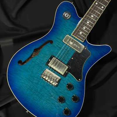 OOPEGG Trailbreaker Mark-2 Limited Edition H-P90 w. Gotoh 510FX-6 / Transparent Blue Burst image 1