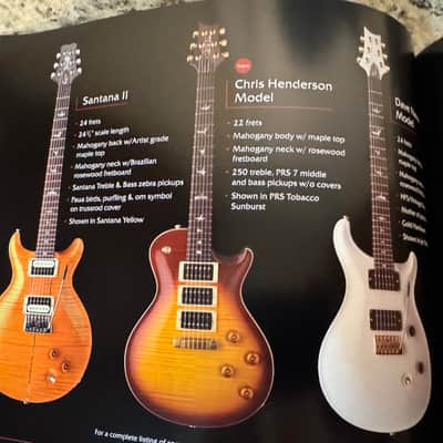 PRS Catalog 2007 Custom Standard 22 24 CE Santana Swamp Ash Special Satin 12 String SC 250 245 Singlecut Soapbar McCarty Hollowbody Spruce I II Dave Navarro Chris Henderson Johnny Hilland Modern Eagle image 13