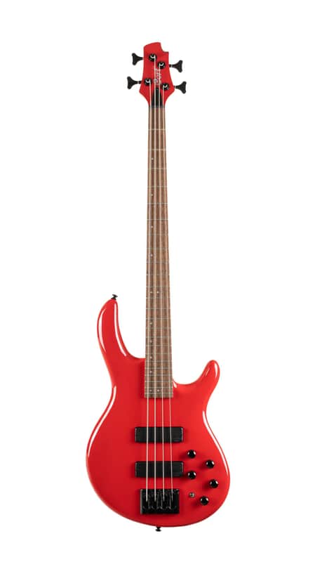 Cort C4DELUXECRD Artisan Series C4 Deluxe Bass Guitar 2020s - Candy Red image 1