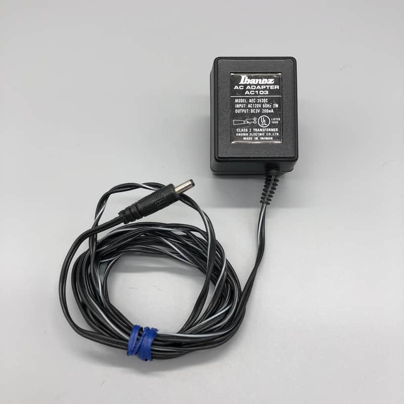 Ibanez AC103 AC Adapter (Model AEC-3530C) AC 120V DC3V 200mA image 1