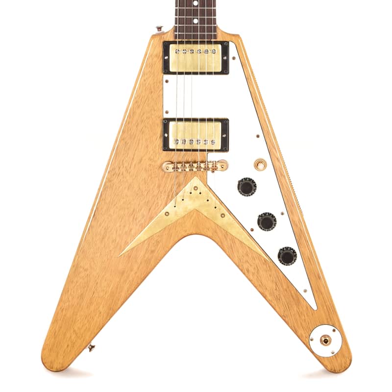 Banker Custom 58 Spec V Korina Natural Lightly Aged w/OX4 Gold Beano PAF Pickups & Brazilian Rosewood Fingerboard image 1