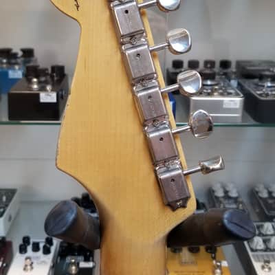 used 2024 Fender Custom Shop Late-1962 Stratocaster Relic in Faded Aged Daphne Blue, Excellent Condition with OHSC & Paperwork! image 13