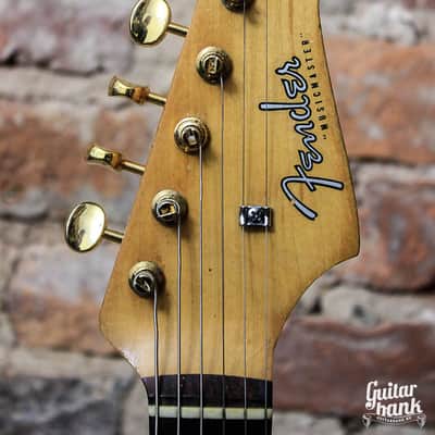 Short Scale American pre-CBS Fender Musicmaster neck 1959 + japan mustang body Red image 4