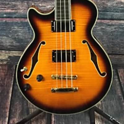 D'Angelico Bass EX-SS 2013 Left Hand Sunburst image 1