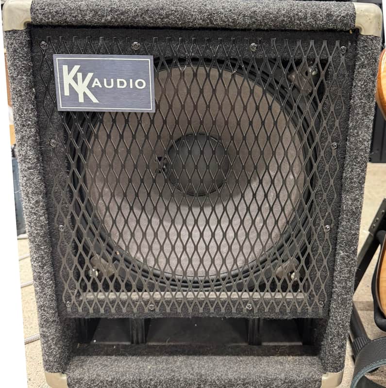 JBL KK Audio cabinet with 12" JBL Mid 80s - gray carpet image 1