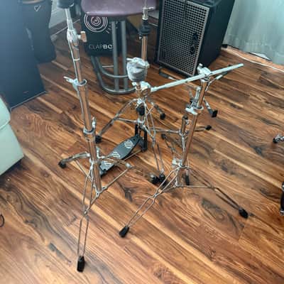 Gearlux Very Sturdy and Robust Hi-hat and Crash Cymbal Stands Hardware Pack + FREE Ride Cymbal Stand & Snare Stand image 9