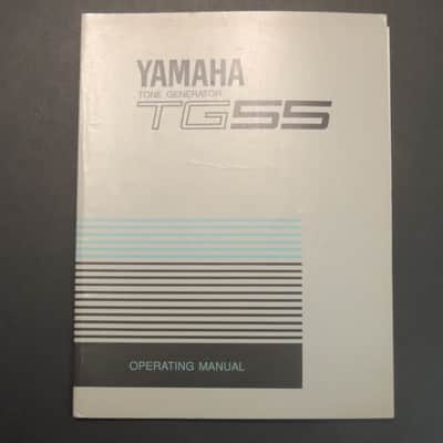 Yamaha TG55 Operation Manual [Three Wave Music]