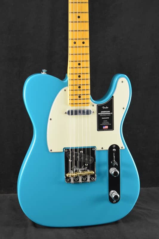 Fender American Professional II Telecaster Miami Blue Maple Fingerboard image 1