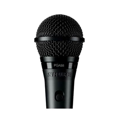 Shure PGA58-LC Cardioid Dynamic Vocal Microphone, 70-16000Hz, No Cable image 5