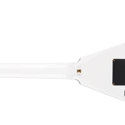 Jackson MJ Series Rhoads RR24MG, Ebony Fingerboard, White with Black Pinstripes Gold Hardware with Floyd Rose 2904001876 image 3