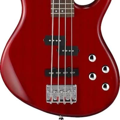 Action Bass-Plus-TR Trans Red Poplr Bd 2Bnd Act Eq P&J  P/up
