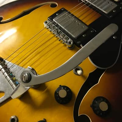 Ibanez Unbranded ES-335 Lawsuit Era Copy 1970s Sunburst image 3
