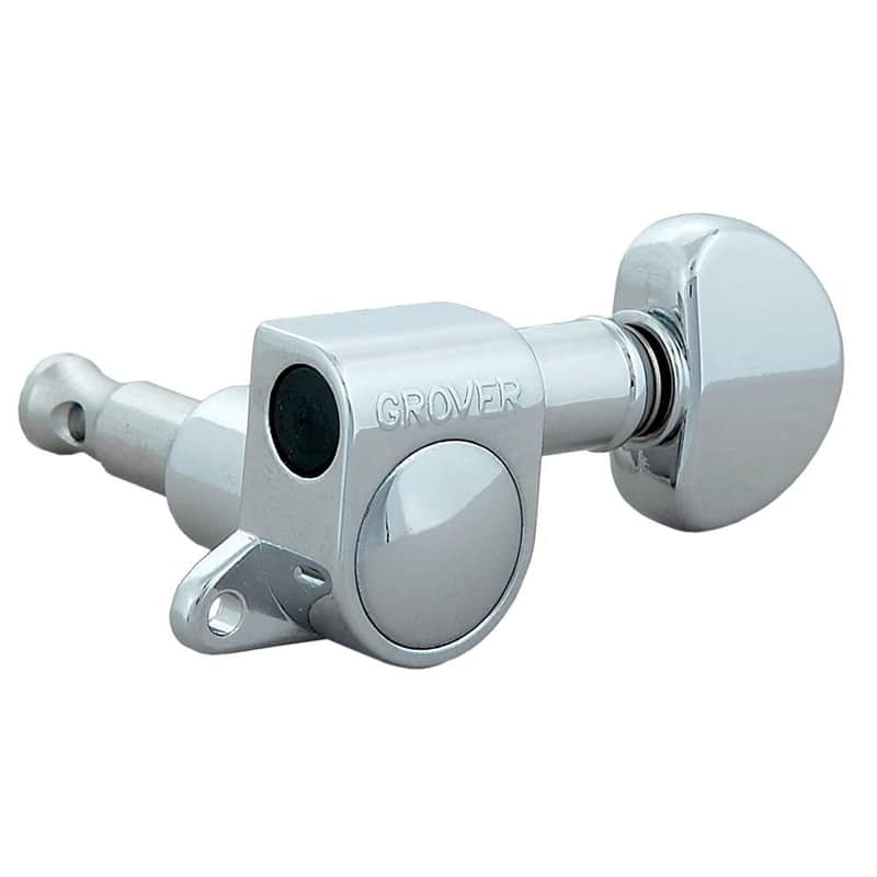 Grover 205C6 Mini Rotomatic Tuners 6-In-line Chrome TK-7921-010 image 1