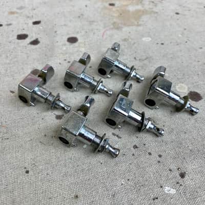 Vintage Fender 6 In-Line Guitar Tuners-Tuning Keys Chrome Circa 1970's 1980's image 14