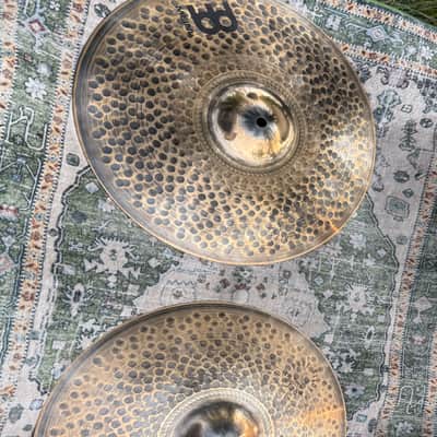 Meinl 15" Pure Alloy Custom Medium Thin Hi-Hat Cymbal (Pair) 2020 - Present - Traditional image 8