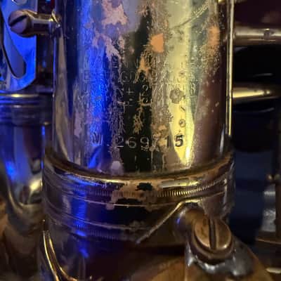 Selmer Mark VII alto saxophone 1977-1978 - Stripped lacquer image 2