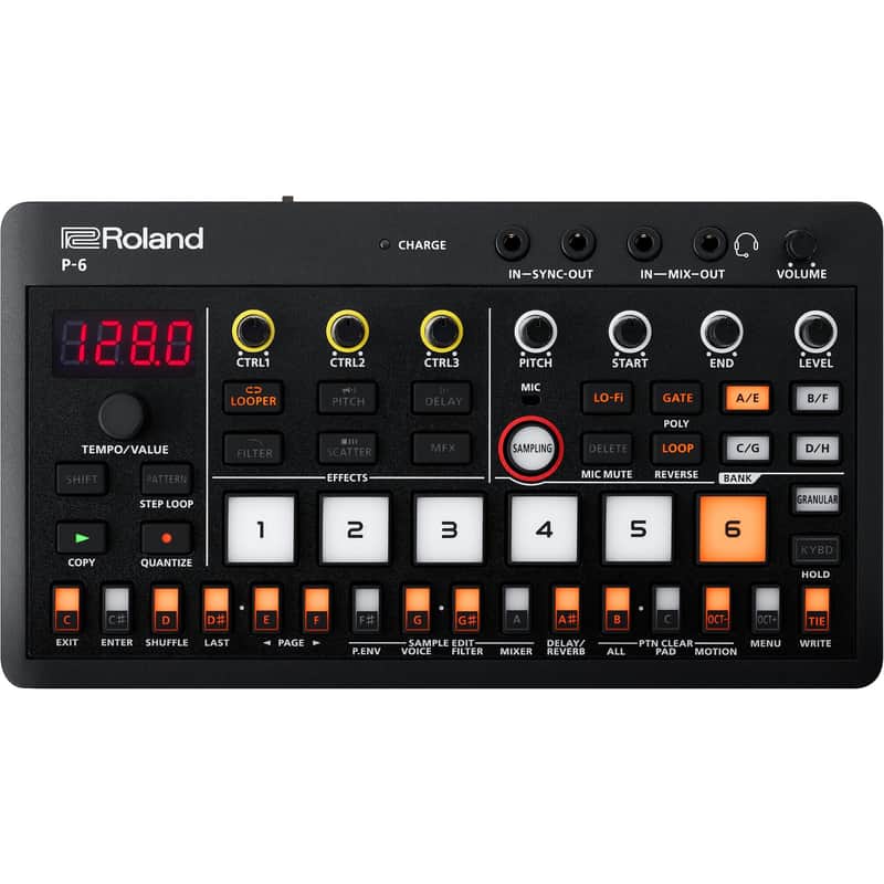 Roland AIRA Compact P-6 Desktop Creative Sampler image 1