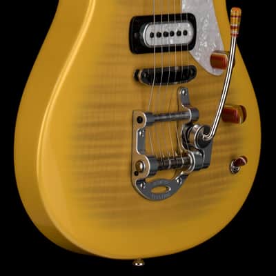 Powers Electric A-Type Select PF42 - Saffron Yellow Metallic Ghost Flame #B303 image 6