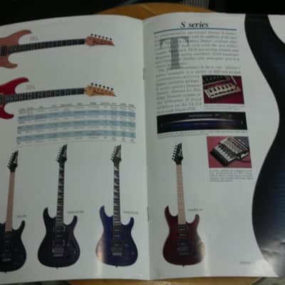 1992, 93 Ibanez supplement guitar catalog image 3