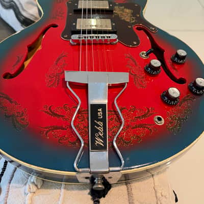 Webb ES 335 USA - Custom Semi Hollow Body 1990-2010 - Unique Boutique Art Guitar image 8
