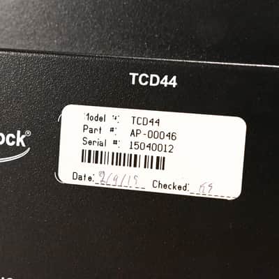 Masterclock TCD44 Time Code Display Studio Clock (NO POWER SUPPLY) CG01UW8 image 6