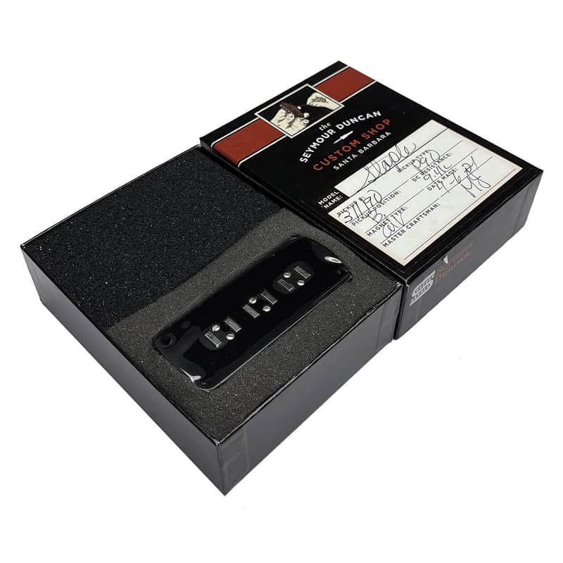 Seymour Duncan P90 Staple Soapbar Pickup Black Bridge image 1