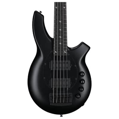 Ernie Ball Music Man Bongo 5HH 5-String Electric Bass, Stealth Black image 3