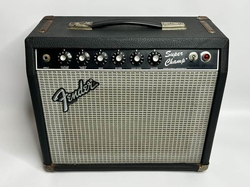1982 Fender Super Champ 18-Watt 1x10" Guitar Combo - first year! Old tubes -Ratt-iCal tone Fender Super Champ 18-Watt 1x10" Guitar Combo 1982 - 1986 - Black image 1