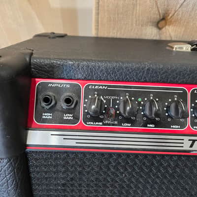 Peavey TransTube 212 EFX 100-Watt 2x12" Guitar Combo 2000s - Black with Red Trim image 5