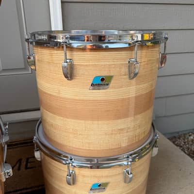 1970’s Ludwig Butcher Block Concert Tom Drum Set 13/14/15/16/18/22 image 9