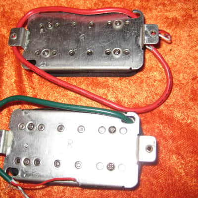 No Name Set of 2 Guitar Pickups 1990's Humbuckers Neck & Bridge image 4