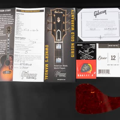 2021 Gibson Slash Signature J-45 - Vermillion Burst | USA All Solid Slope Shoulder Dreadnought Acoustic Guitar Guns N' Roses L.R. Baggs Pickup | CoA OHSC image 19
