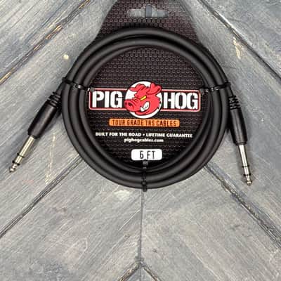 Pig Hog PTRS06 6ft 1/4" TRS - 1/4" TRS Cable image 1
