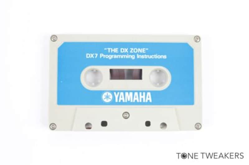 Yamaha The DX Zone DX7 DX9 Programming Instructions Tape VINTAGE SYNTH DEALER 1 image 1